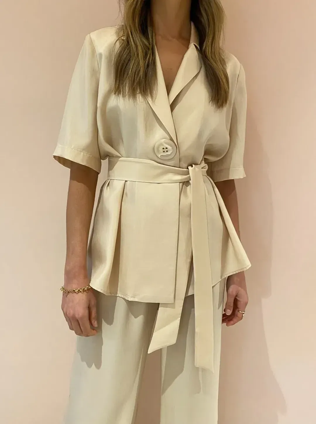 Viktoria & Woods Chorus Shirt & Pilot Pants in Wheat Size 3 / AU 12 for rent on The Volte - main image