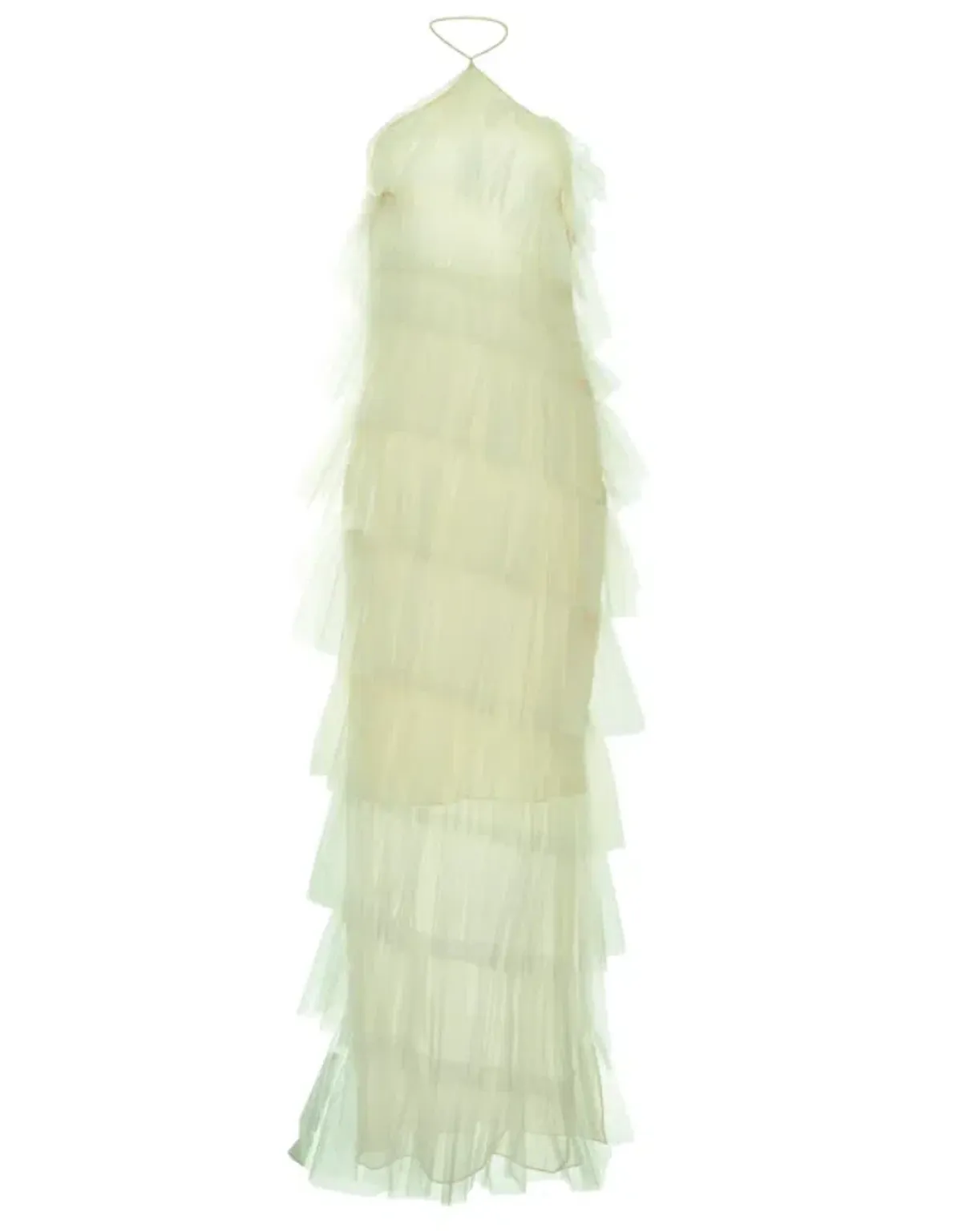 The Bar Henri Gown Pistachio Green Size 8 - Image 4