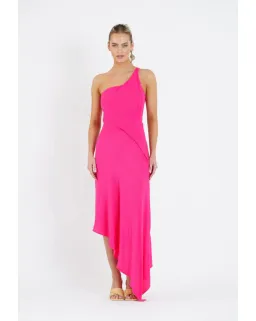 One Fell Swoop Pearl Midi Dress Pink Size AU 12 for rent on The Volte - image 2