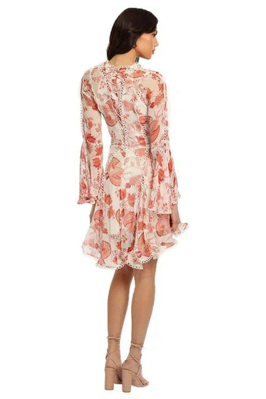 Thurley Chintz Paradise Dress Red Size AU 14 for rent on The Volte - main image