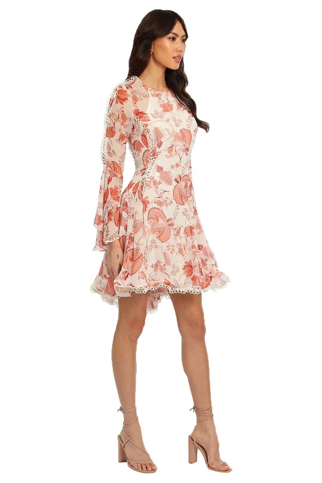 Thurley Chintz Paradise Dress Red Size AU 14 for rent on The Volte - main image