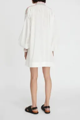 Lee Mathews Blossom Mini Dress White Size AU 8 for rent on The Volte - image 3