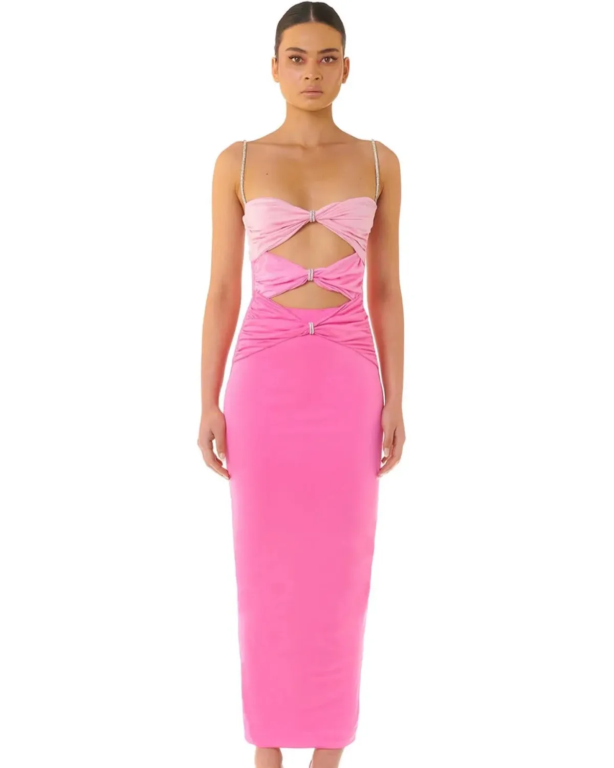 Eliya The Label Zora Dress Pink Size S / AU 8 for rent on The Volte - main image