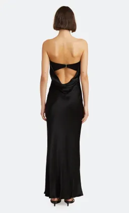Bec & Bridge Moon Dance Strapless Dress Black Size 10 for rent on The Volte - image 3