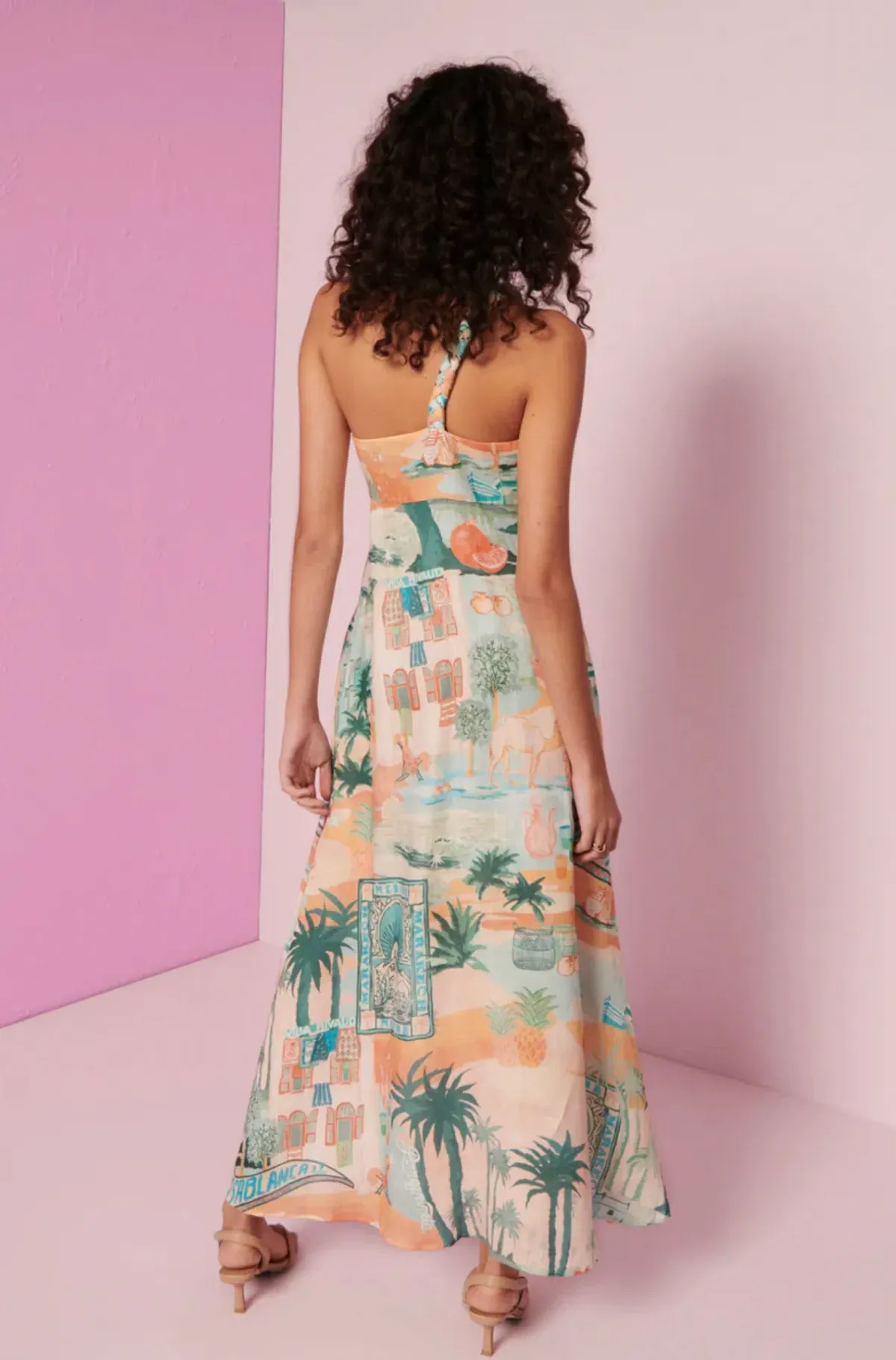 Kate Ford Palo Verde Braid Shoulder Dress Sierra Size 2/AU 10 - Image 4