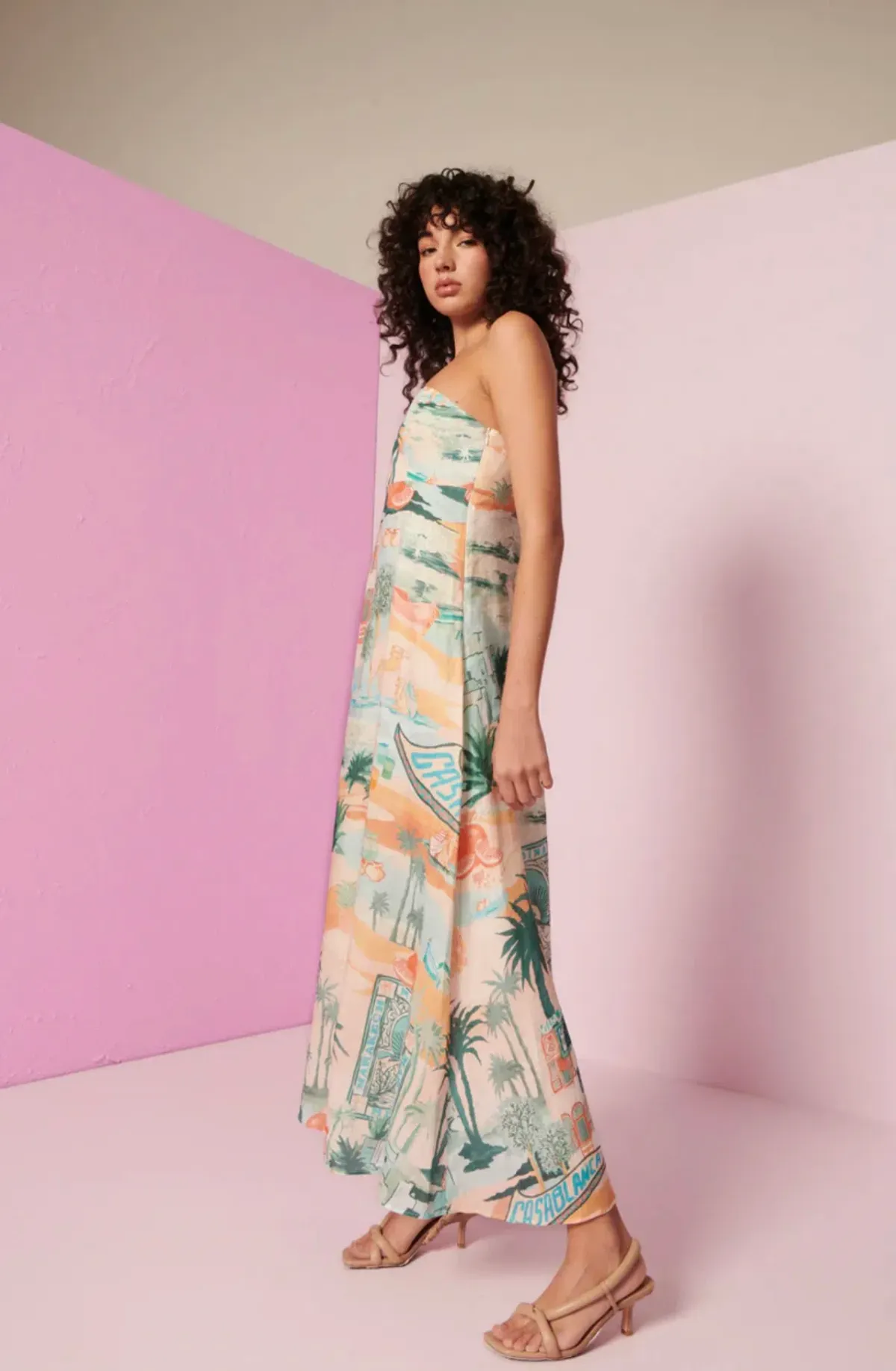 Kate Ford Palo Verde Braid Shoulder Dress Sierra Size 2/AU 10 - Image 2