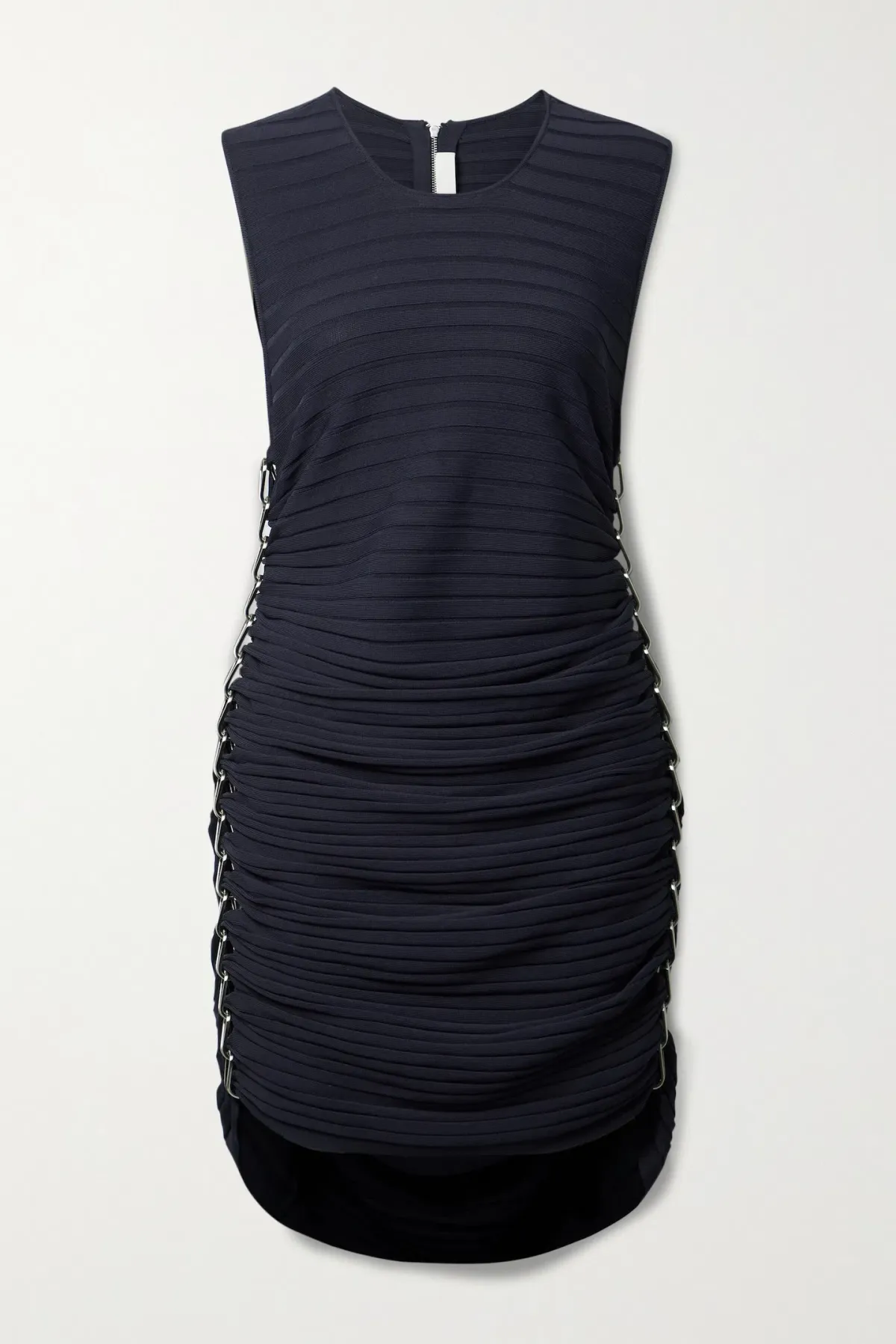 Dion Lee Mirror Chain Navy Mini Dress Size S/Au 8 - Image 5