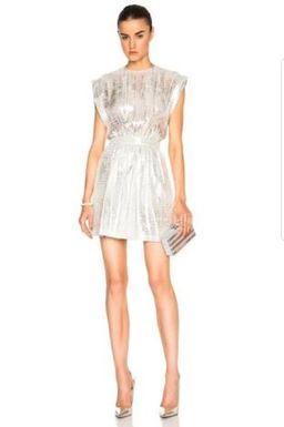 Sass & Bide Sega Sega Dress in Metallic Silver size 8 for rent on The Volte - image 5