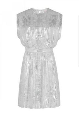 Sass & Bide Sega Sega Dress in Metallic Silver size 8 for rent on The Volte - image 7