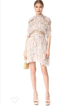 Zimmermann Stranded Tier mini dress size 1 for rent on The Volte - image 1