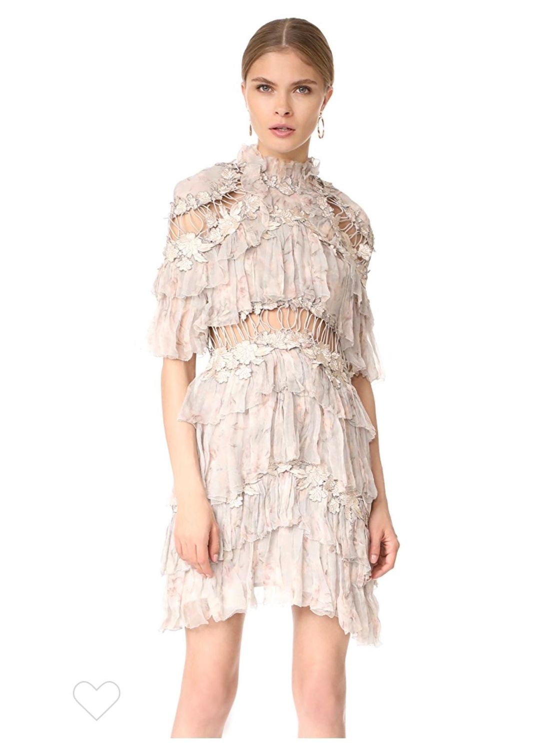 Zimmermann Stranded Tier mini dress size 1 for rent on The Volte - main image