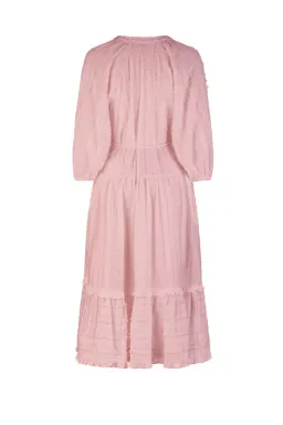 Tigerlily Okimi Charley Midi Boho Dress Whisper Pink Size 10 for rent on The Volte - image 4