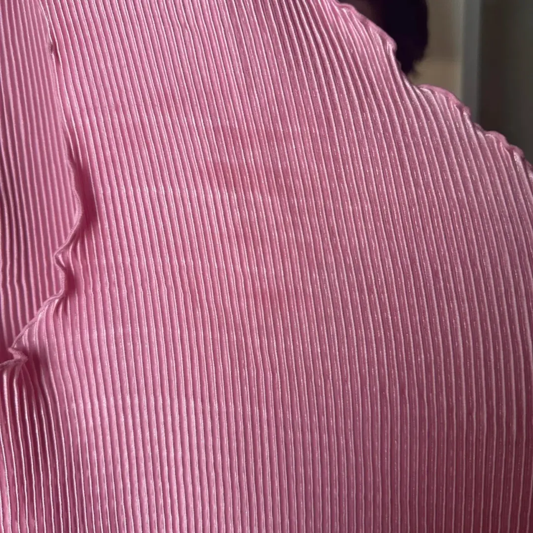 L'Idee Soiree Pleated One Shoulder Dress in Pink Size 8 for rent on The Volte - main image