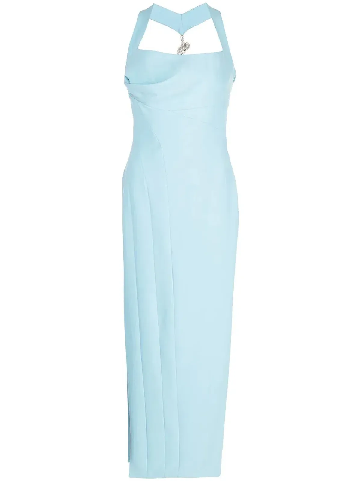 Rachel Gilbert Blaise Gown Blue Size 10 - Image 3