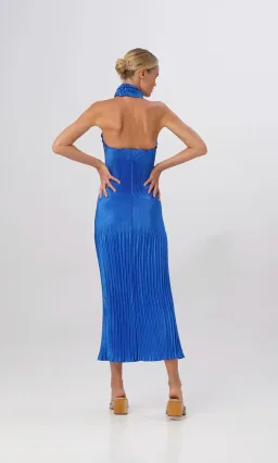 Lidee Soiree Halter Gown Royal Blue Size M / AU 10 for rent on The Volte - image 4
