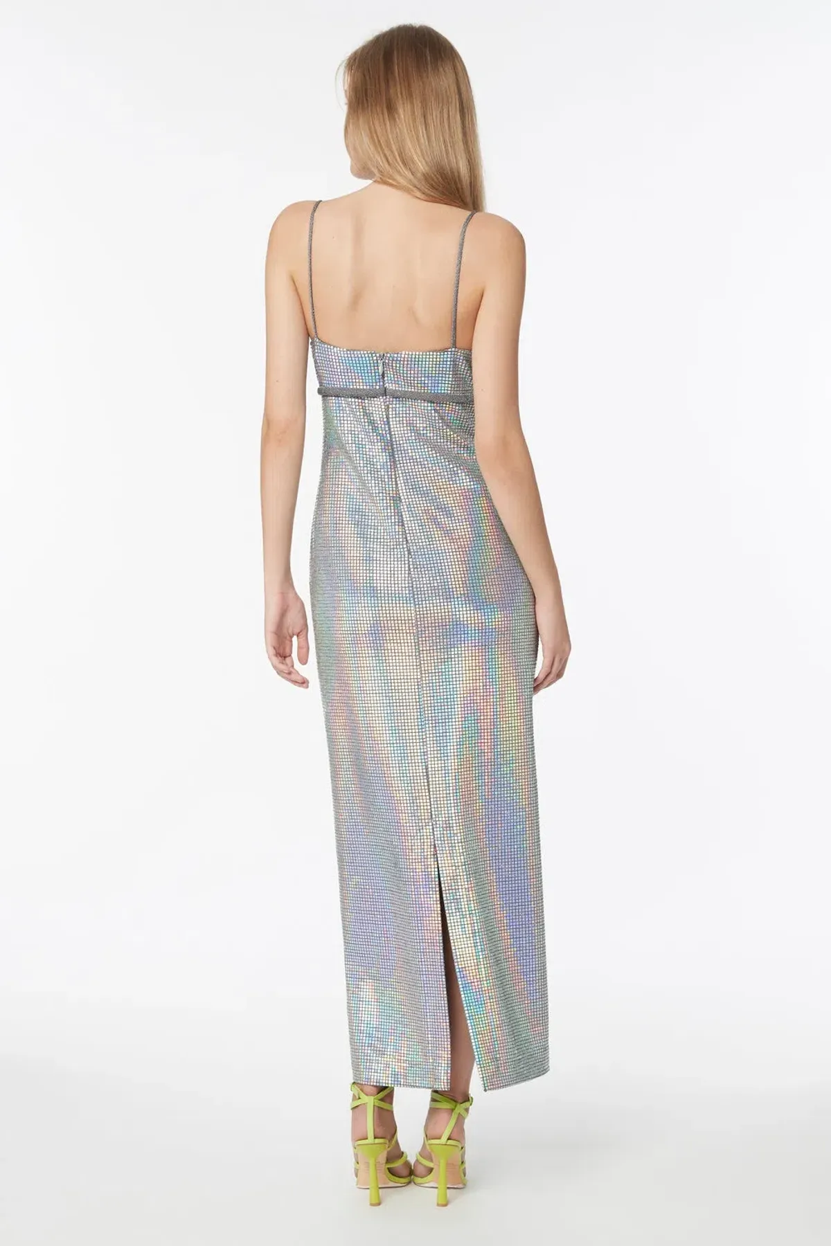 Manning Cartel Platinum Queen Slip Dress Silver Size 8 - Image 3