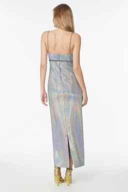 Manning Cartel Platinum Queen Slip Dress Silver Size 8 for rent on The Volte - image 3