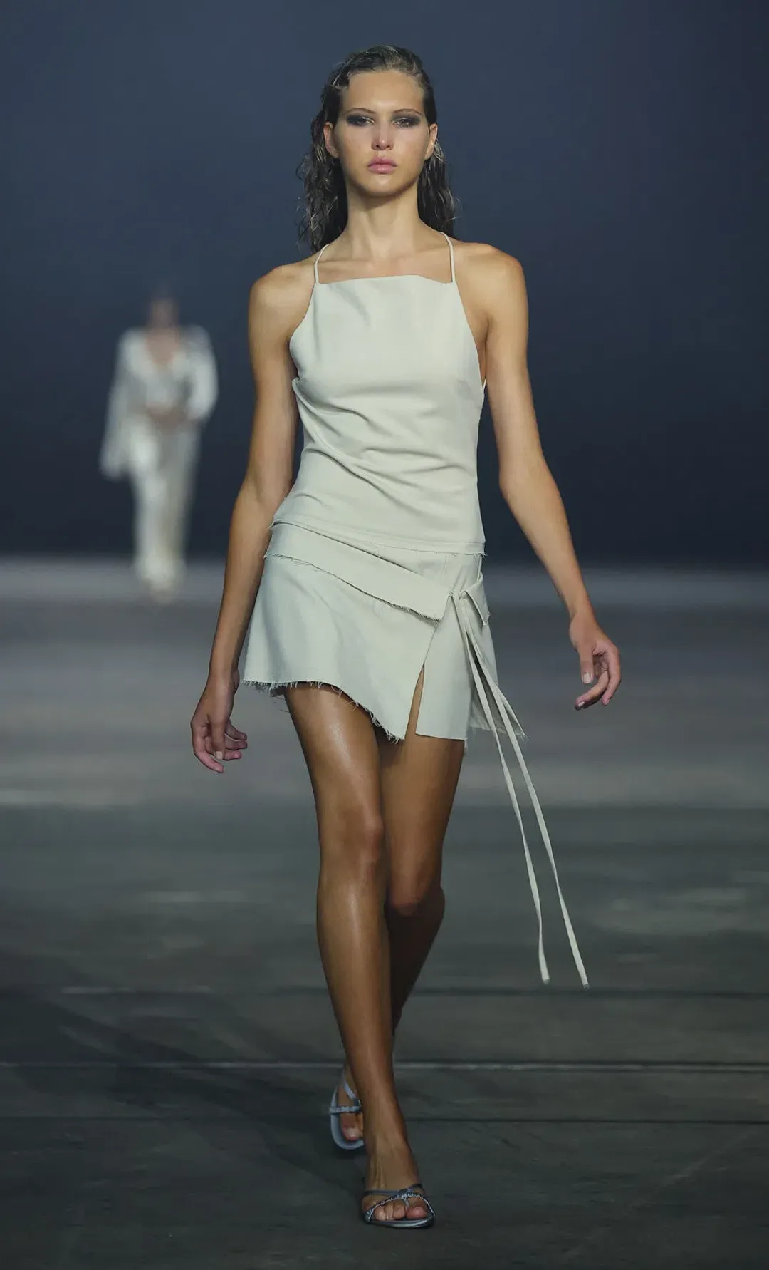 Bec & Bridge Heidi Dress Beige Size 10 for rent on The Volte - main image