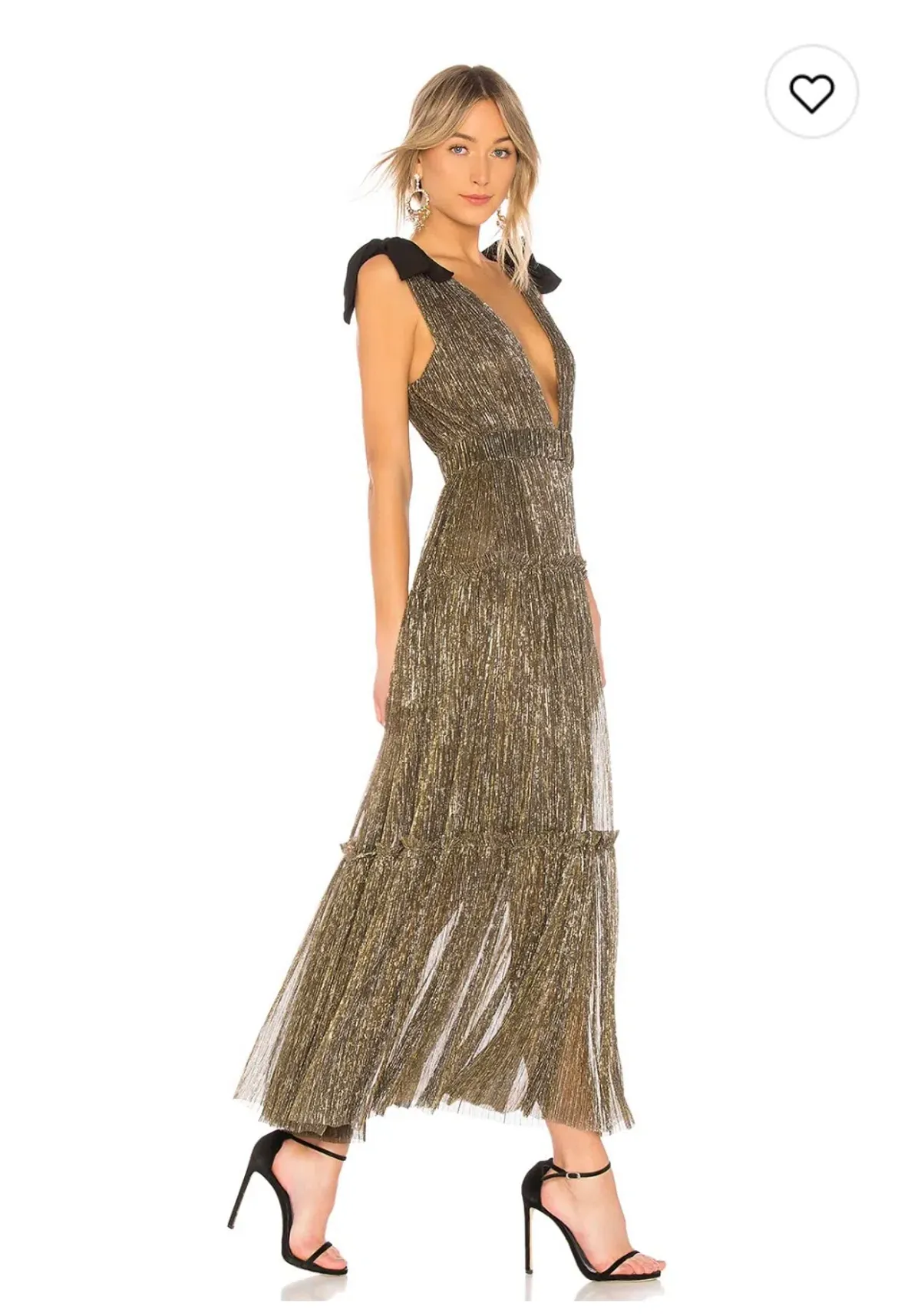 Sabina Musayev Ray dress Gold Size AU 14 - Image 3