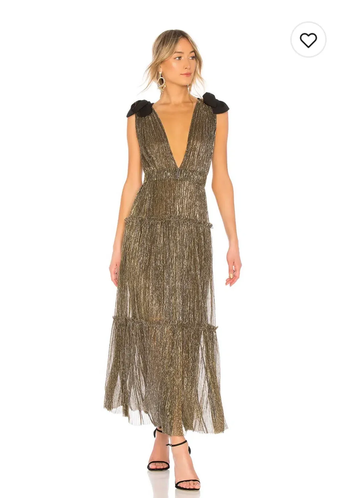 Sabina Musayev Ray dress Gold Size AU 14 - Image 1