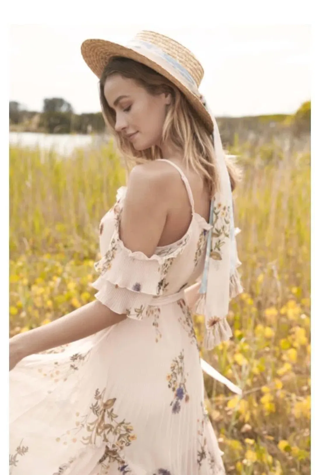 We Are Kindred Country Field Maxi Dress Floral Size 6 for rent on The Volte - main image