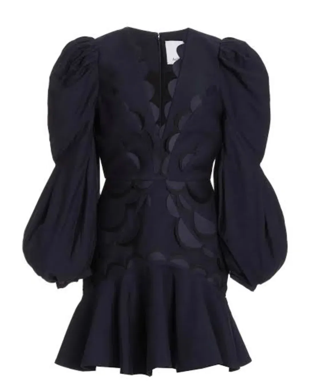 Acler Dixon Mini Dress Navy Size 6 for rent on The Volte - main image