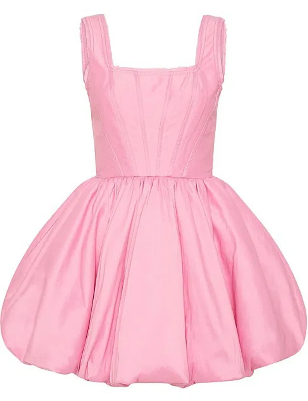 Aje Suzette Bubble Mini Dress Pink Size AU 6 for rent on The Volte - main image