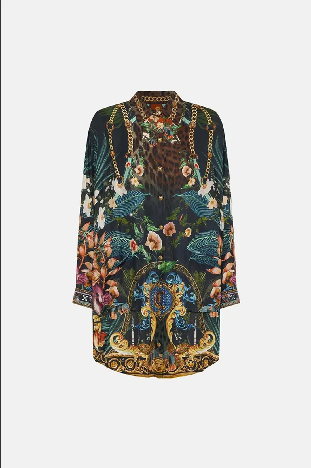 Camilla Shirt Tunic With Pockets Print Size S/AU 10 for rent on The Volte - main image