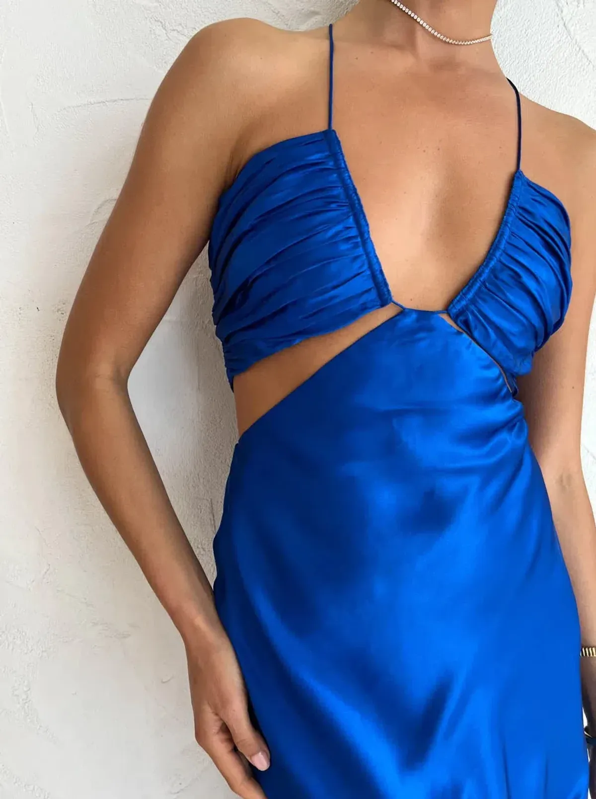 Ginia Blue Marnie Dress Blue Size M / AU 10 - Image 2