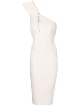 Rachel Gilbert Miche Midi Dress Stone Cream Size 3 /AU 12 for rent on The Volte - image 3