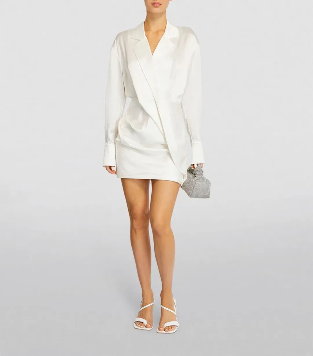 Acler Woodbine Mini Dress Ivory Size 10 for rent on The Volte - main image