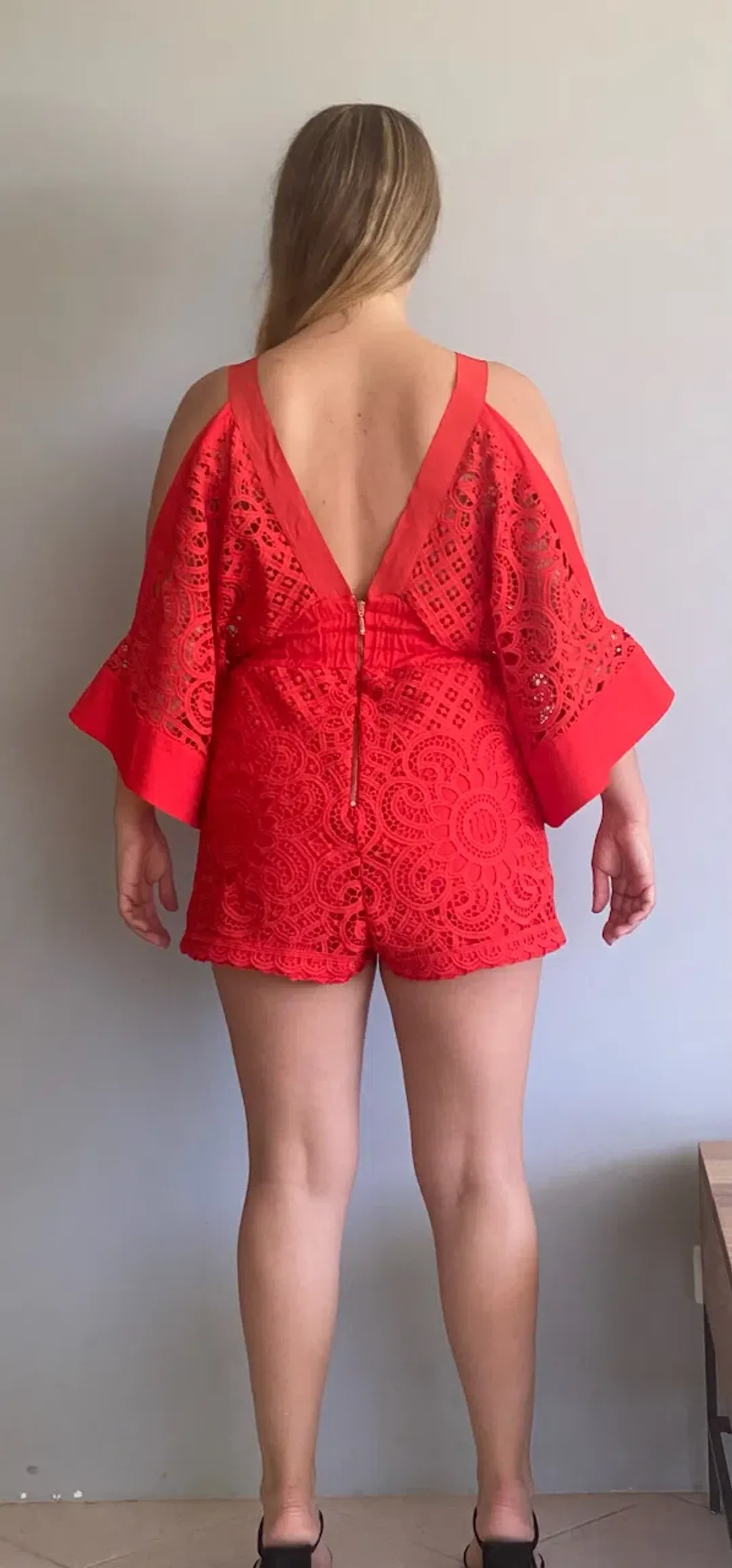 Alice McCall Keep Me There Playsuit Red Size 10 for rent on The Volte - main image