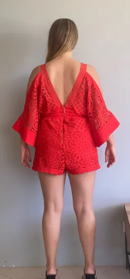 Alice McCall Keep Me There Playsuit Red Size 10 for rent on The Volte - image 3