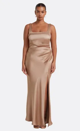 Bec & Bridge Dreamer Square Neck Dress Golden Size 8 for rent on The Volte - image 3