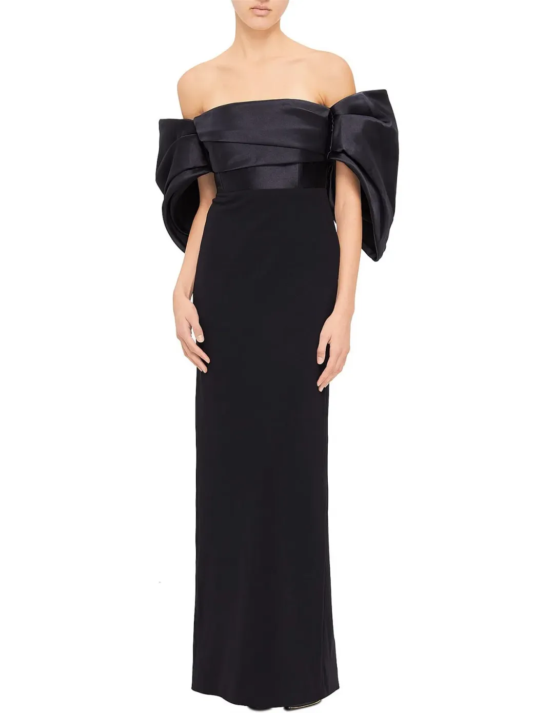 Solace London Arla Maxi Dress Black Size 10 for rent on The Volte - main image