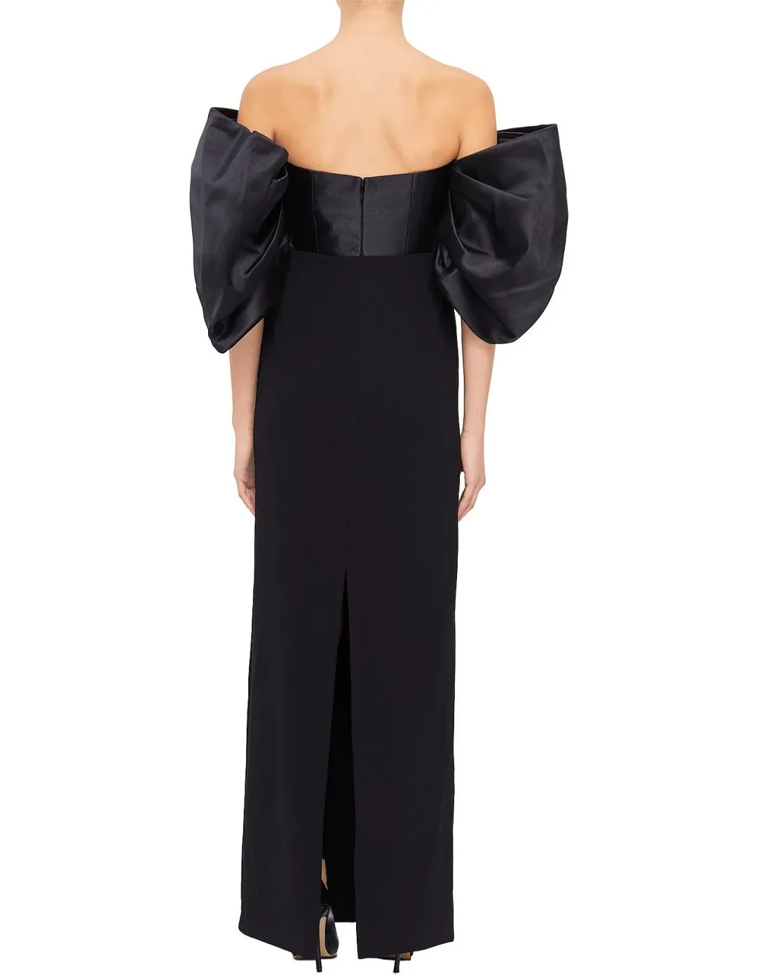 Solace London Arla Maxi Dress Black Size 10 for rent on The Volte - main image