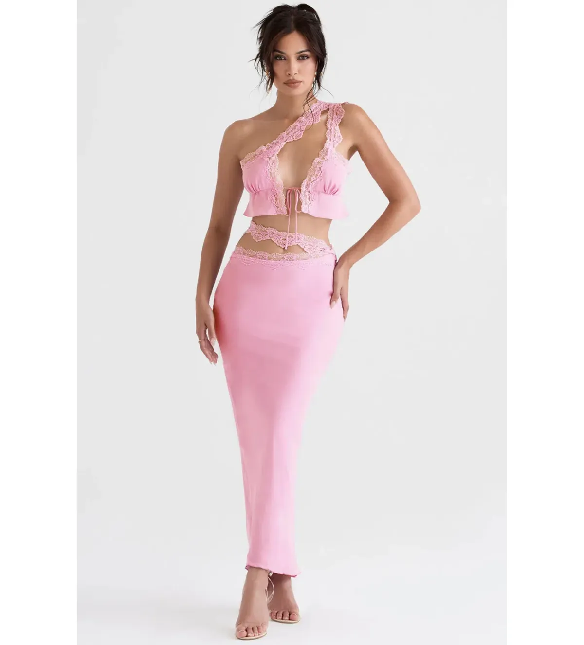House of CB Mathilda Skirt & Lorena Top Pink Size 8 - Image 1