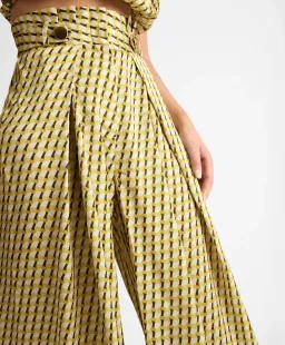 Sheike Revolution Top and Pant Set Yellow Print Size 6 for rent on The Volte - image 4