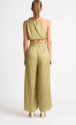 Sheike Revolution Top and Pant Set Yellow Print Size 6 for rent on The Volte - image 2