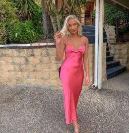 Bec & Bridge Vision of Love Dress Pink Size AU 8 for rent on The Volte - image 1