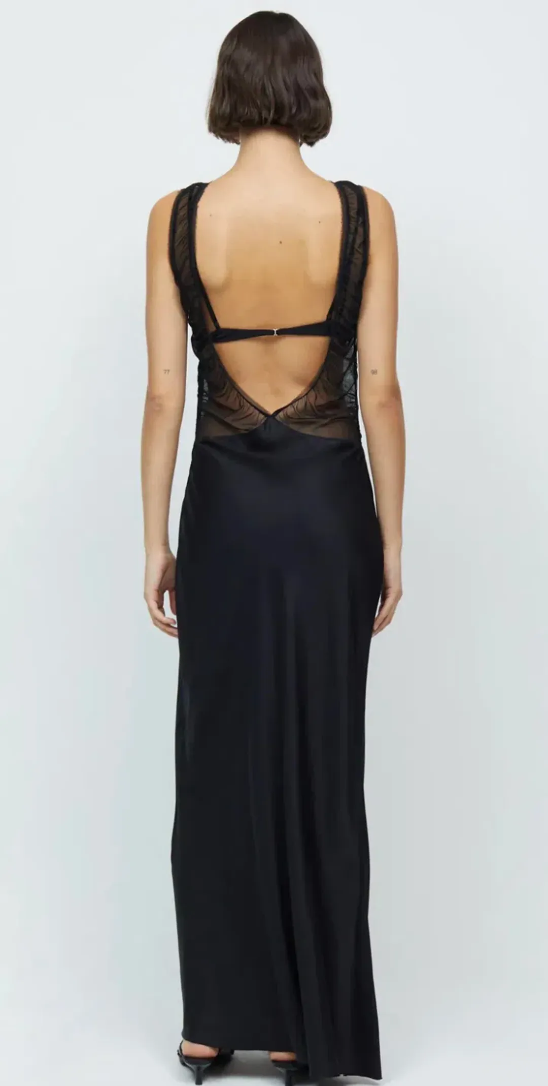 Bec & Bridge Naomi Split Dress Black Size AU 8 for rent on The Volte - main image