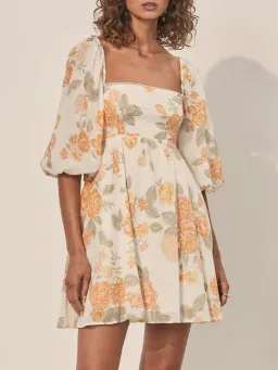 Kivari Blake Mini Floral White Size AU 14 for rent on The Volte - image 1