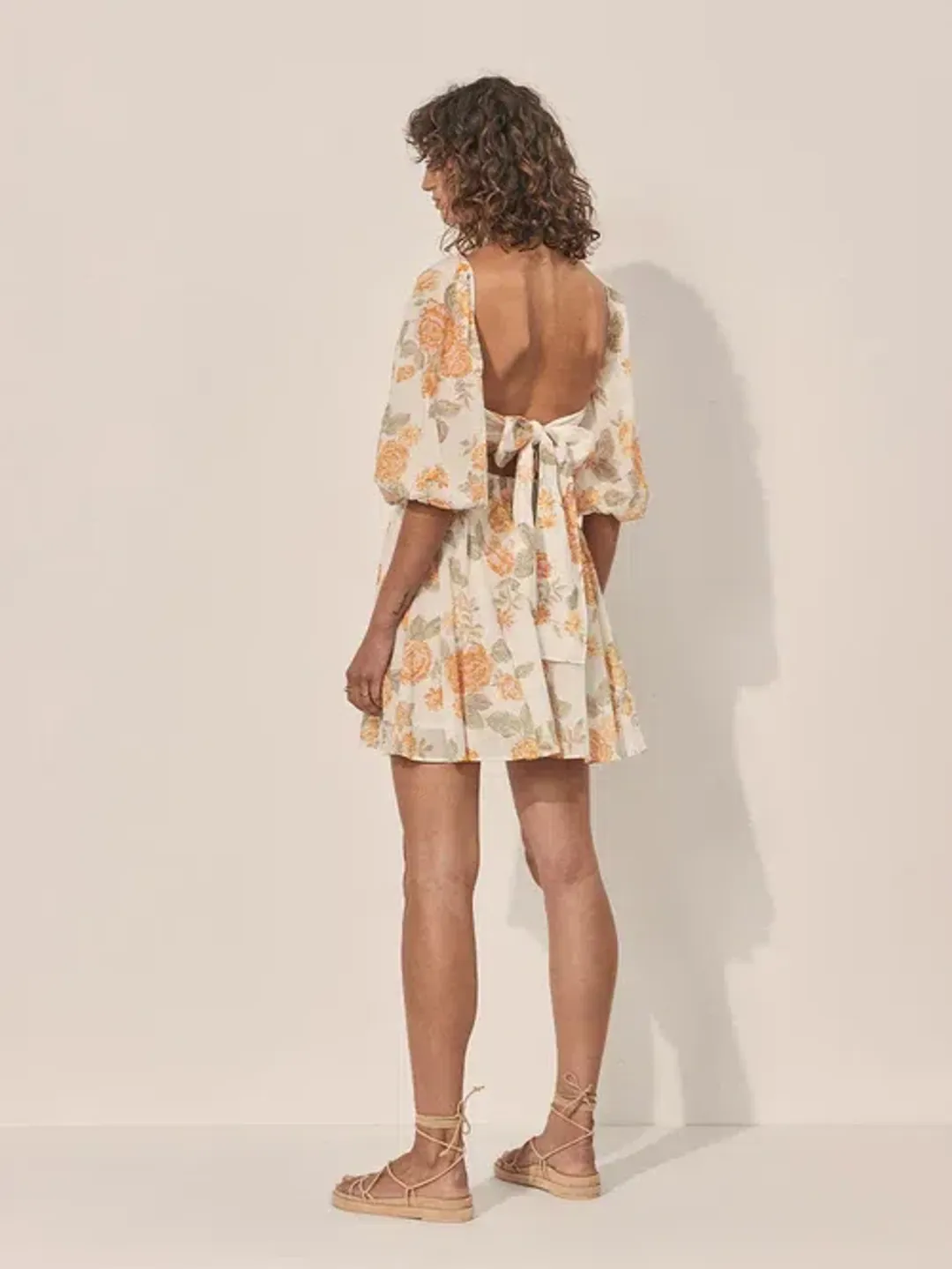 Kivari Blake Mini Floral White Size AU 14 for rent on The Volte - main image