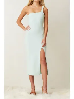 Bec & Bridge Ariel Halter Midi Dress Cool Mint Size 2 / AU 6 for rent on The Volte - image 1