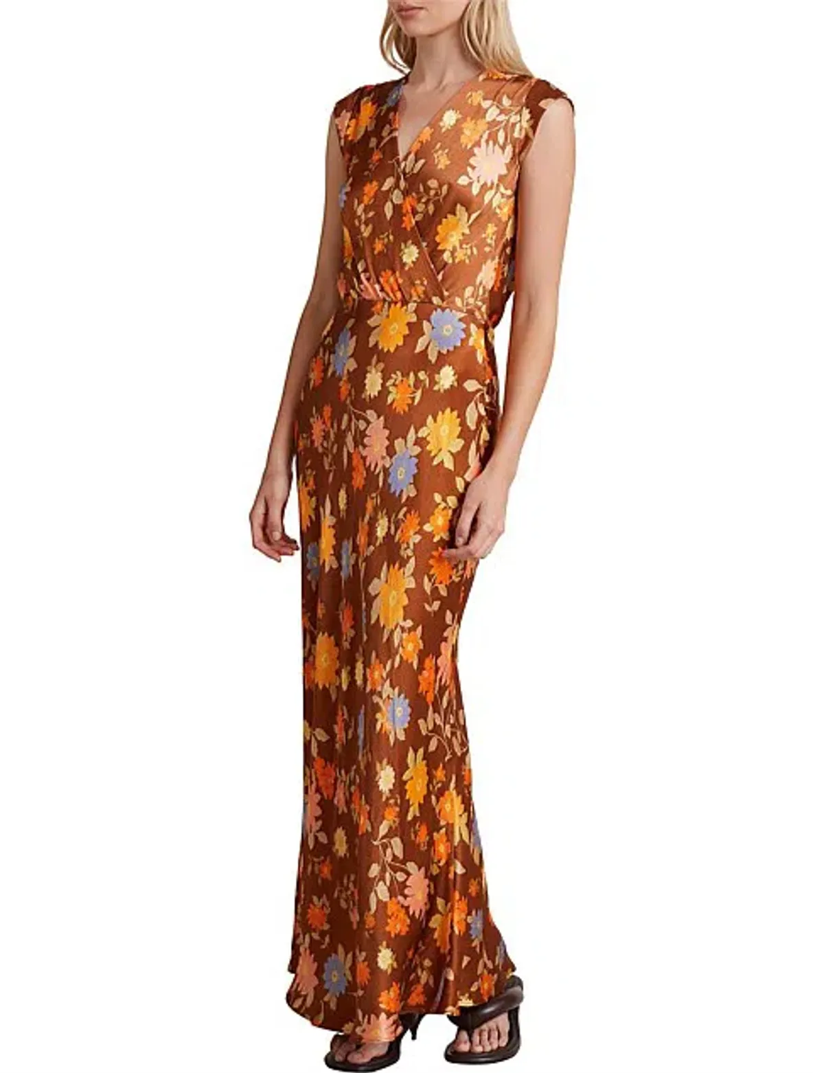Bec & Bridge Tropical Punch Maxi Dress Print Size AU 6 - Image 4