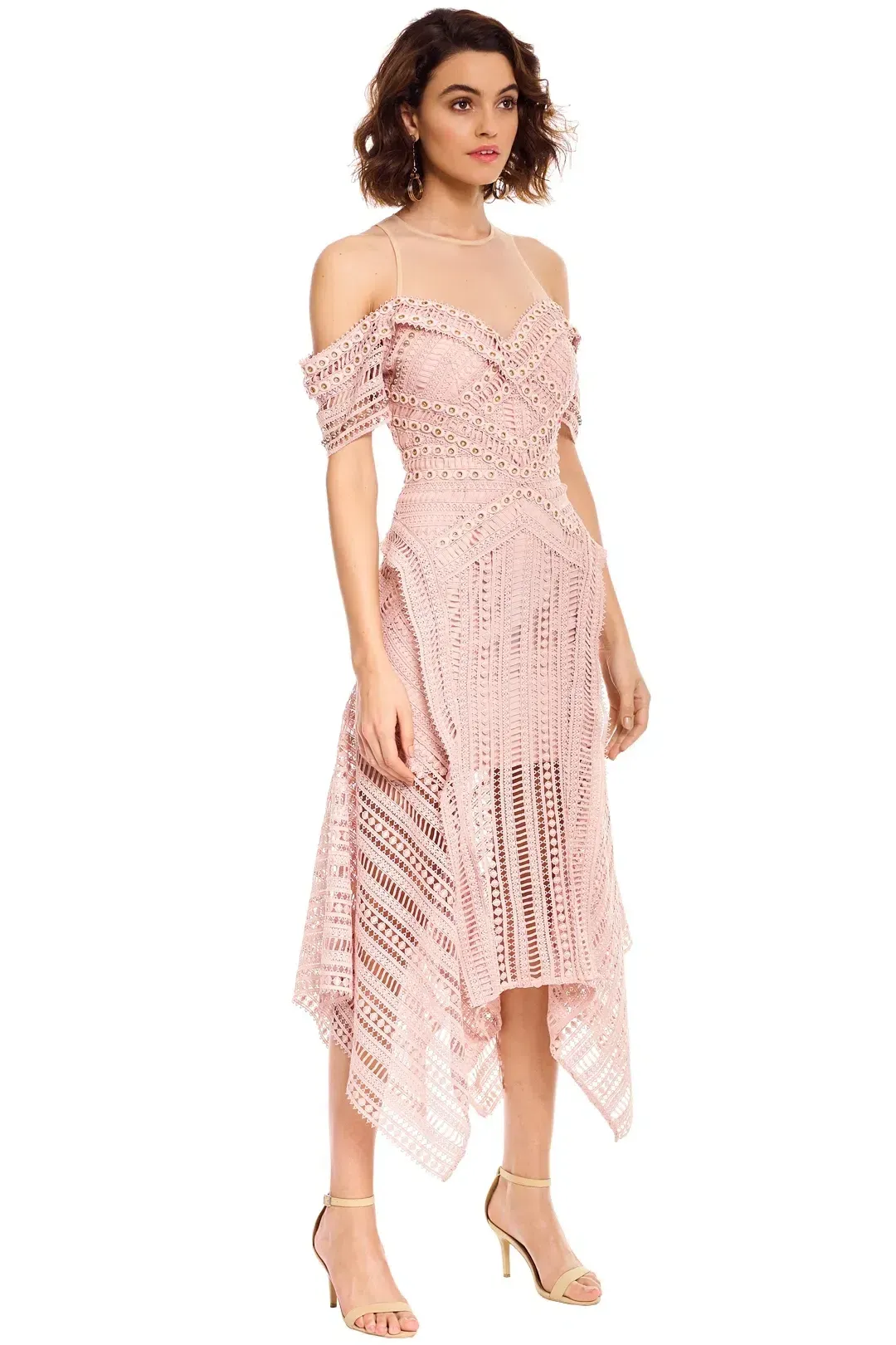 Thurley Sand Dune Dress in Nude Pink Size 10 for rent on The Volte - main image