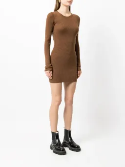 Bec & Bridge Freya L/S Mini Dress Chocolate Size 10 for rent on The Volte - image 2