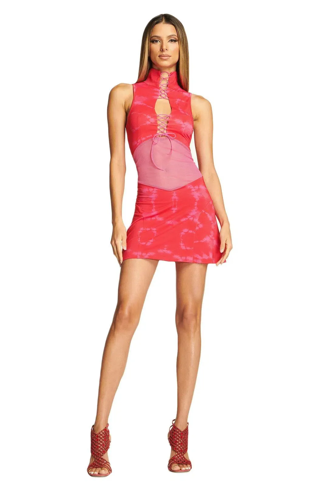 I. AM. GIA Lassona Mini Dress Pink Size 4 for rent on The Volte - main image
