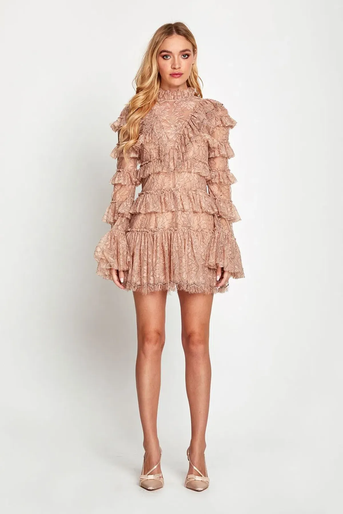 Alice McCall Calypso Dress Pink Size 6 for rent on The Volte - main image