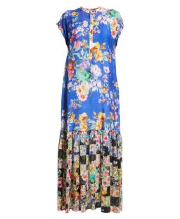 Johnny Was Sky Flower Alba Dress W / Slip Size XL/Au14 for rent on The Volte - image 5